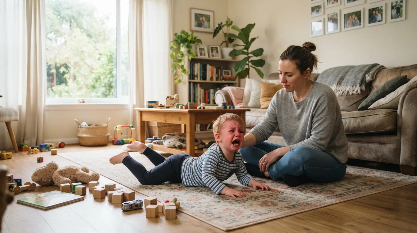 Toddler Tantrum Help in a calm family setting