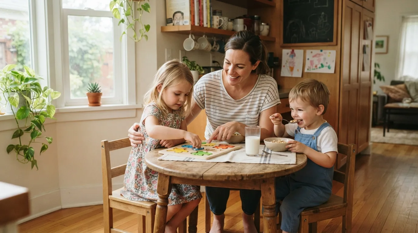Preschool Routines That Work in a calm family setting