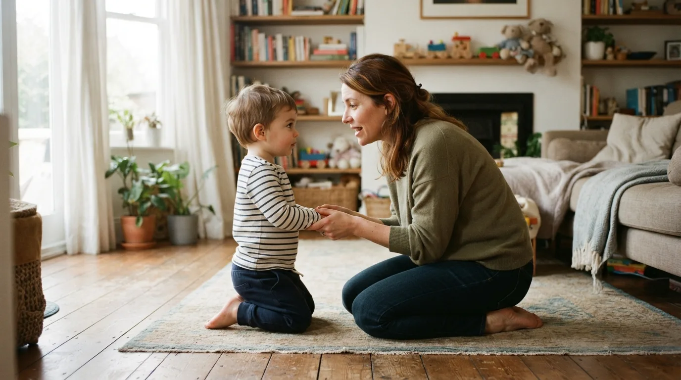 Gentle Discipline for Toddlers in a calm family setting