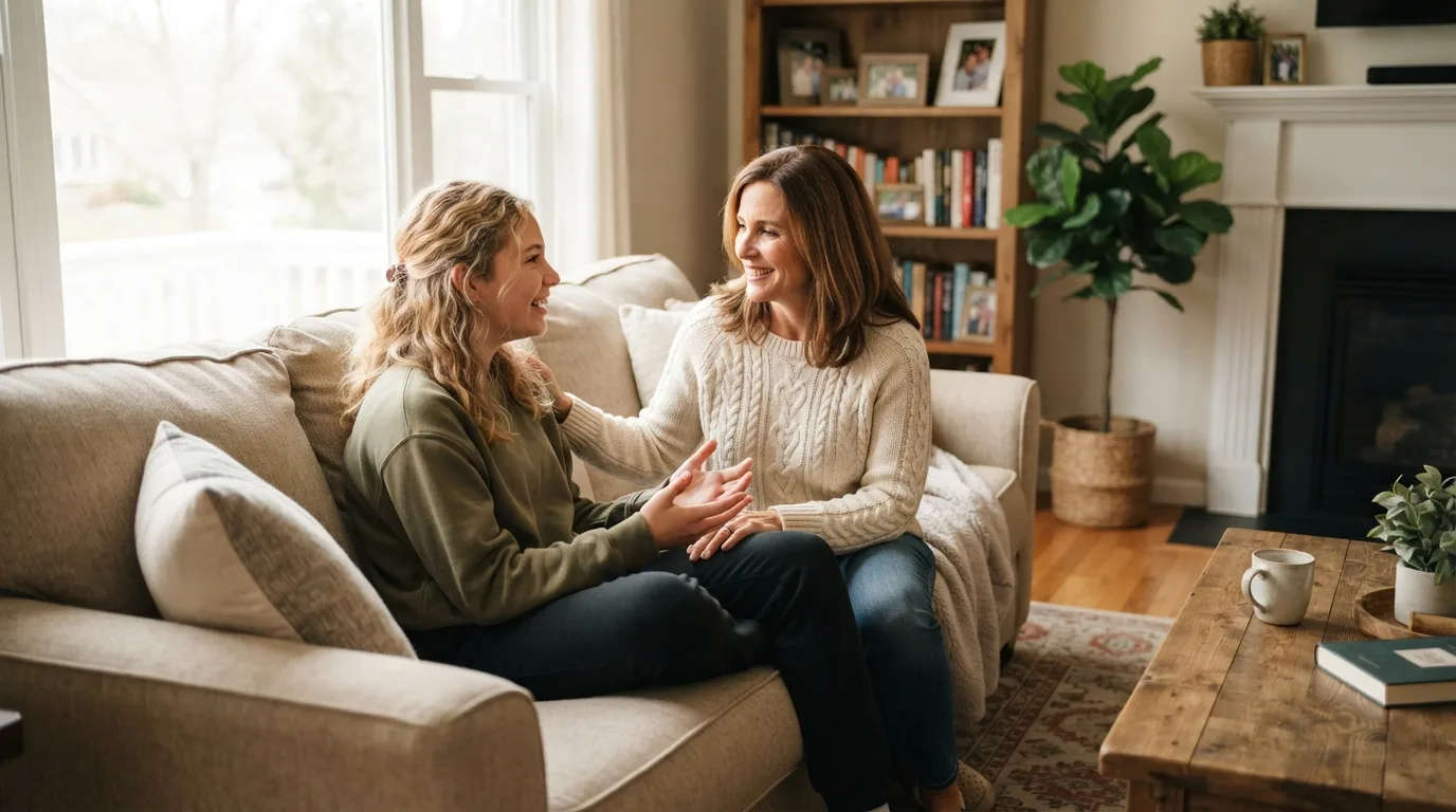 Better Teen Communication in a calm family setting