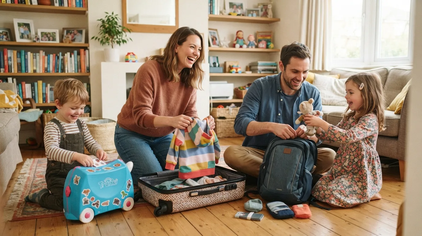 Travel With Kids Made Easier in a calm family setting