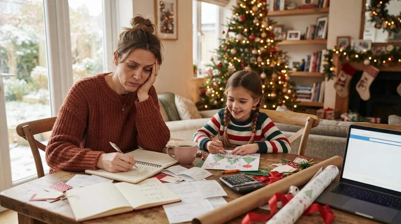Holiday Stress Planning in a calm family setting