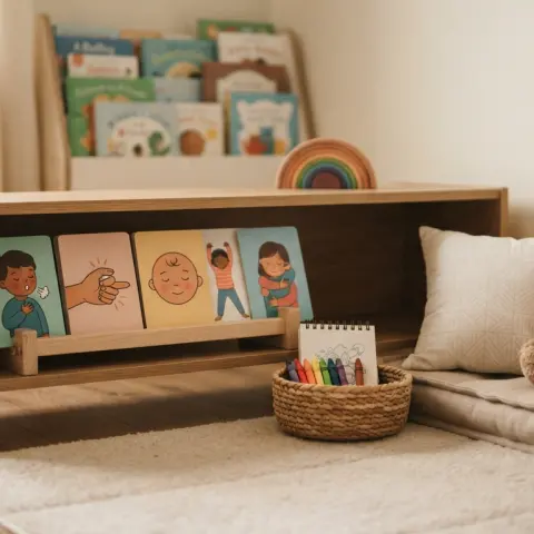 Preschool Calm-Down Cards to Print and Practice
